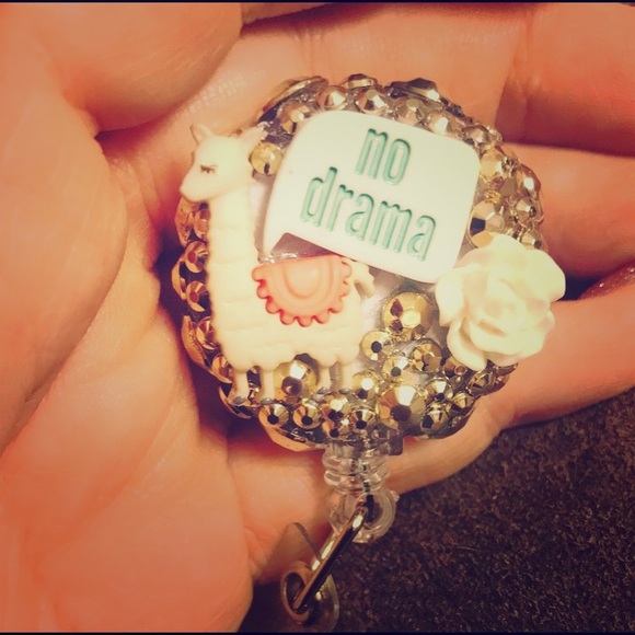 Accessories - No Drama Llama badge reel